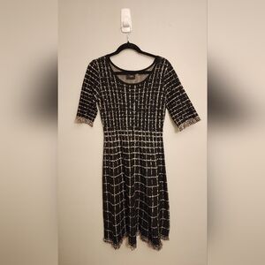 Just...Taylor Knit Fringe Detail Dress Size Small S